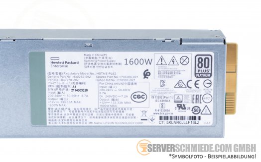 HP 1600W PSU Netzteil Gen10 Plus Gen11 830270-202