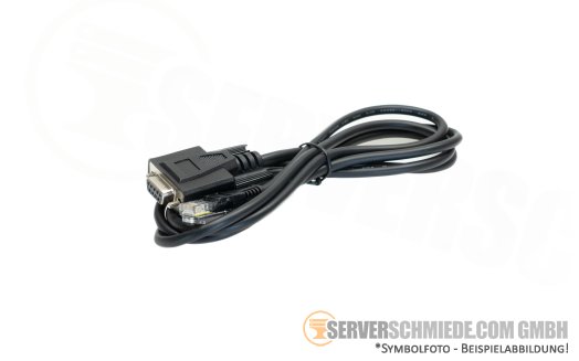HP 1,80m Konsolen Console Kabel cable 1x RJ-45 to DB9 serial