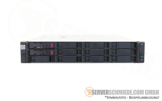 HP 19" D3610 Storage 12x 3,5" LFF HDD SSD 2x JBOD 12G SAS 6G SATA Controller Q1J09A 4x SFF-8644 + 2x PSU