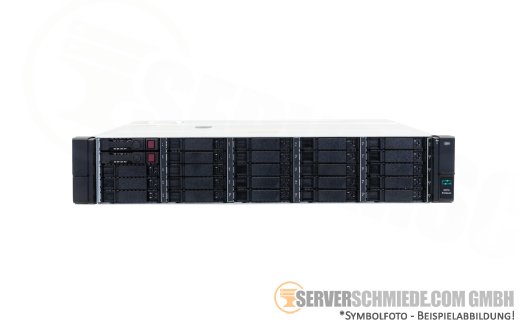 HP 19" D3710 Storage 25x 2,5" SFF HDD SSD 2x JBOD 12G SAS Controller Q1J10A 4x SFF-8644 2x PSU