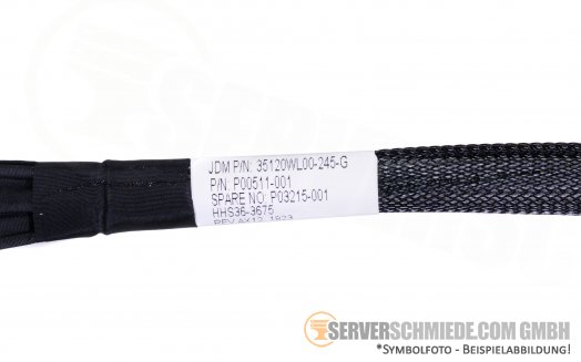 HP 1m SAS Kabel 2x SFF-8087 gerade 2x SFF-8643 gerade P00511-001