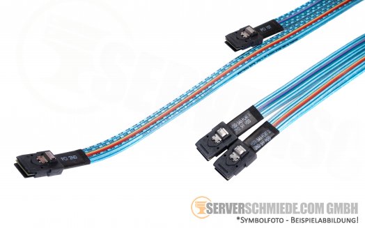 HP 90cm / 1,10m SAS Kabel 2x SFF-8087 to 2x SFF-8087 gerade 663732-001