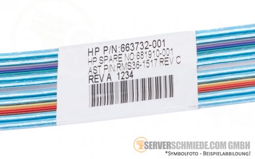 HP 90cm / 1,10m SAS Kabel 2x SFF-8087 to 2x SFF-8087 gerade 663732-001