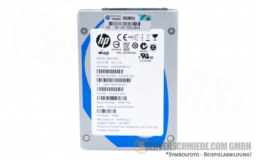 HP 200GB 2,5