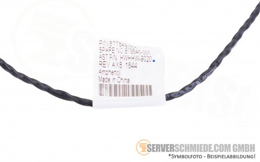 HP 20cm Cache Modul Power Cable 2x 3pin 877849-001 P408e-p 759867-001