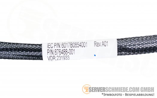 HP 20cm SAS Kabel 1x SFF-8087 gerade to 1x SFF-8087 gerade 876488-001