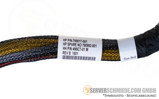 HP 20cm System Board Power Kabel 24-pin to 24-pin ML350 Gen9 769017-001