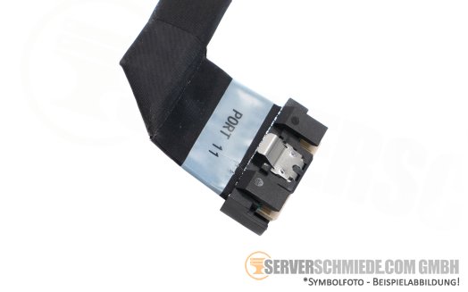 HP 23 / 32cm Tertiary Riser Kabel cable 2x SFF-8654 8i gerade to 2x SFF-8654 8i gerade DL380 Gen11 P46030-001