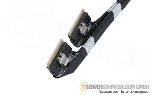 HP 23 / 32cm Tertiary Riser Kabel cable 2x SFF-8654 8i gerade to 2x SFF-8654 8i gerade DL380 Gen11 P46030-001