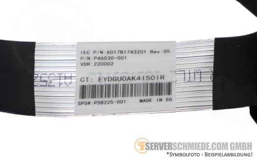 HP 23 / 32cm Tertiary Riser Kabel cable 2x SFF-8654 8i gerade to 2x SFF-8654 8i gerade DL380 Gen11 P46030-001