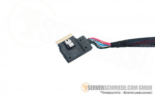 HP 25cm  BL460C Gen10 SATA Kabel 1x NVMe winkel 1x 22 pin Buchse 865309-001