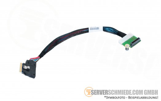 HP 25cm  BL460C Gen10 SATA Kabel 1x NVMe winkel 1x 22 pin Buchse 865309-001