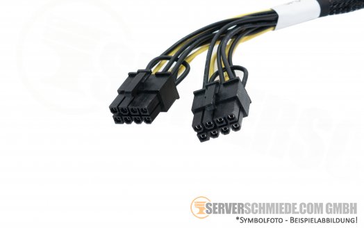 HP 25cm  DL380 Gen10 GPU Power Cable P04670-001 1x 8-Pin to 2x 8-Pin
