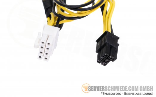 HP 25cm  DL380 ML350 Gen10 GPU Power Cable 879154-001 1x 8-Pin to 1x 8-Pin + 2x 6-pin + 1x 8-pin (Tesla)