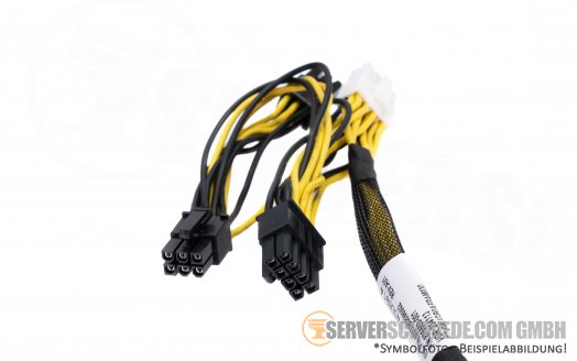 HP 25cm  DL380 ML350 Gen10 GPU Power Cable 879154-001 1x 8-Pin to 1x 8-Pin + 2x 6-pin + 1x 8-pin (Tesla)