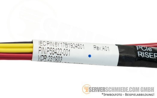 HP 25cm GPU Power cable Kabel 1x 8-pin + 1x 4-pin gerade to 1x 12VHPWR gerade DL380 DL560 ML350 Gen11 Gen12 P58422-001