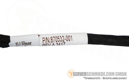 HP 25cm  NVMe Kabel Cable for XL170r Blade 2x SFF-8654 8i 870532-001