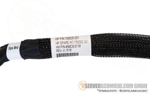 HP 25cm System Board Power Kabel 40-pin to 40-pin ML350 Gen9 769626-001