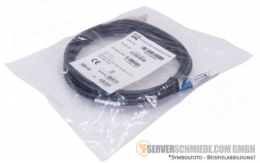 HP 2m extern 12G SAS Kabel cable 1x SFF-8644 to 1x SFF-8088 Storage + Tape Library 716191-B21