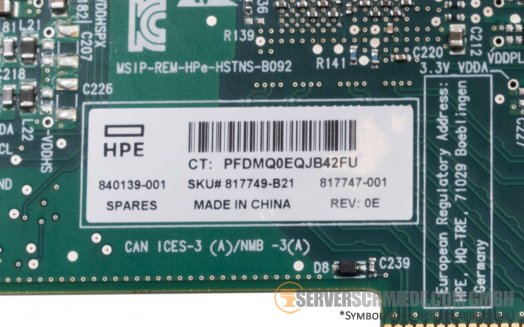 HP 640FLR 2x 10/25GbE SFP28 Network Flexible LOM Controller 817749-B21 -vmware 8 Server 2022 proxmox-