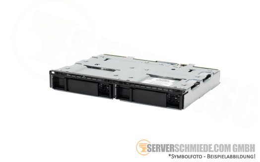 HP 2x 2,5" SFF U.3 NVMe SAS 24G x4 Tri-Mode Cage with Backplane DL360 Gen12 P75086-B21 +NEW+