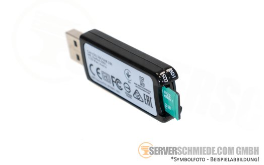 HP 2x 8GB - Dual microSD Flash EM USB Dongle Key V3 Kit 741281-004