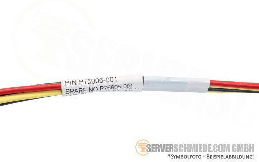 HP 30cm Backplane Power Kabel cable Box 1 / 2 / 3 1x 6-pin gerade to 1x 8-pin gerade DL380 ML350 Gen12 P75906-001