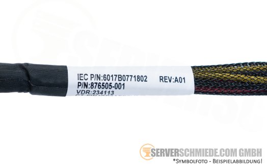 HP 30cm  ML350 Gen10 LTO Y-cable Power Kabel Cable 1x 8-pin winkel 2x IDE 4-pin female 876505-001 879453-001