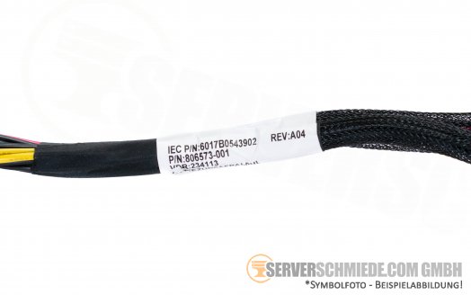 HP Apollo 4200 Gen9 30cm  Power cable Kabel 1x 10-pin to 1x 10-pin + 1x 6-pin 806573-001 rear bay