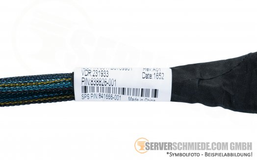 HP 30cm SAS Kabel 1x wide SAS 68-pin gerade 2x SFF-8087 gerade 838826-001