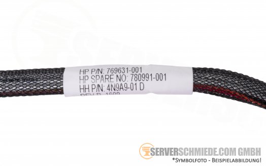 HP 35cm SAS Kabel cable intern 2x SFF-8087 gerade 769631-001