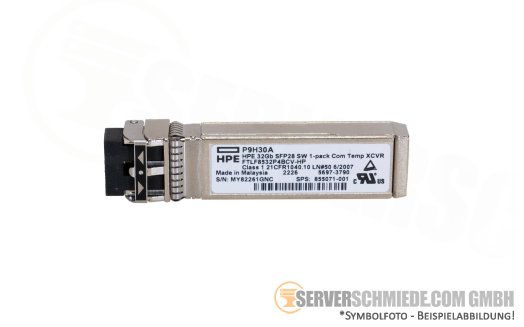 HP 32Gb FC FibreChannel short wave Transceiver SFP+ 850nm AFBR-57G5MZ-HP1 855071-001 P9H30A