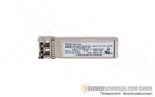 HP 32Gb FC FibreChannel short wave Transceiver SFP+ 850nm FTLF8532P4BCV-HP 855071-001 P9H30A