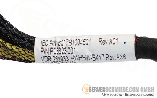 HP 34cm Backplane Power Kabel rear cable 1x 12-pin gerade to 1x 10-pin gerade Apollo 4200 Gen10 4xLFF P08323-001