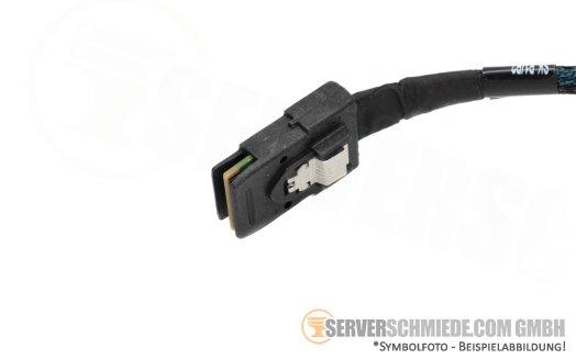 HP 34cm SAS Kabel cable Rear to AROC 1x SFF-8654 8i gerade to 1x SFF-8087 gerade DL385 Gen10 Plus V2 P39869-001