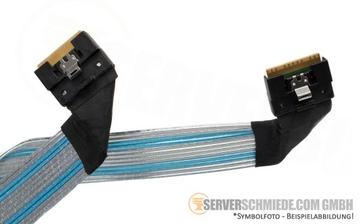 HP 35 / 40cm NVMe Kabel cable 2x SFF-8654 8i gerade to 2x SFF-8654 8i gerade DL360 Gen11 P43731-001