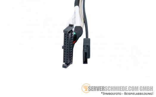 HP 35cm DL380 Gen10 Front Control Panel Cable 1x 24pin 1x30pin 1x SATA  869819-001