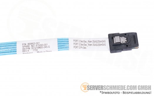 HP 35cm SAS Cable 2x SFF-8087 869802-001