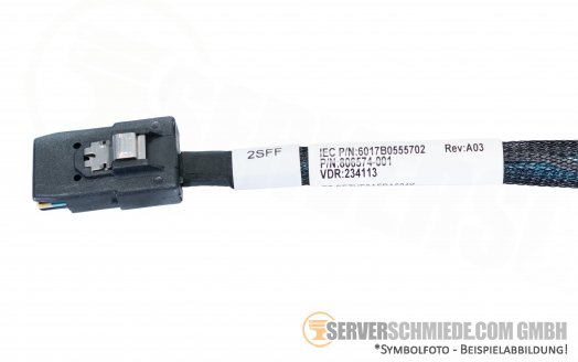 HP 35cm  SAS/ SATA 1x SFF-8087 -- 1x SATA 1x 5pin 1x Power/SATA 806574-001