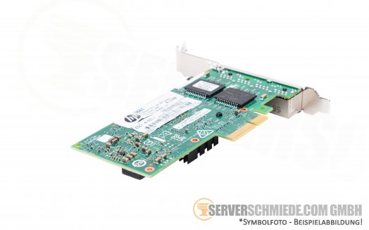 HP 366T Intel I350-T4V2 4x 1GbE copper RJ-45 Ethernet Network PCIe x4 Controller 811546-B21 816551-001