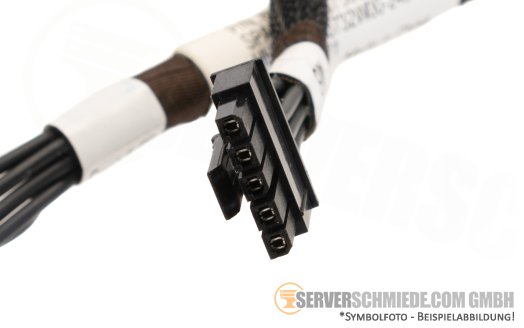 HP 40cm DL380 Gen10 DL385 Gen11 2nd Bay Backplane Power Cable  1x 6-pin 1x 5-pin 869809-001