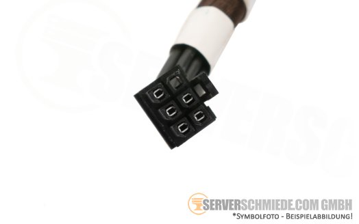 HP 40cm DL380 Gen10 DL385 Gen11 2nd Bay Backplane Power Cable  1x 6-pin 1x 5-pin 869809-001