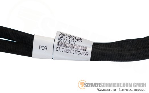 HP 40cm Kabel 2x Molex 12-pin PDB-HDD to  2x Molex 12-pin  B/P 870521-001