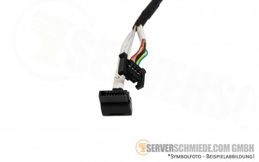 HP 40cm SAS Kabel 1x SFF-8087 winkel  -- 30cm  1x SATA 1x  8 pin  gerade 1x 40cm  1x SATA 1x  8 pin  gerade 689046-001