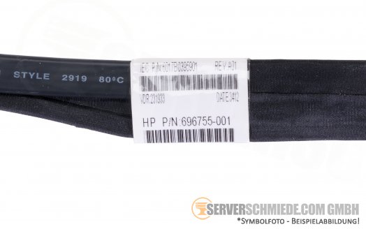 HP 45cm DL360P Gen8 Control Panel Signal Cable 2x 24-pin für  696755-001
