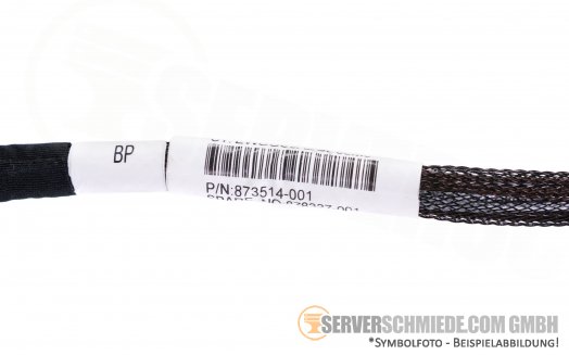 HP 45cm SAS Kabel 1x SFF-8087 gerade to 1x SFF-8087 gerade 873514-001
