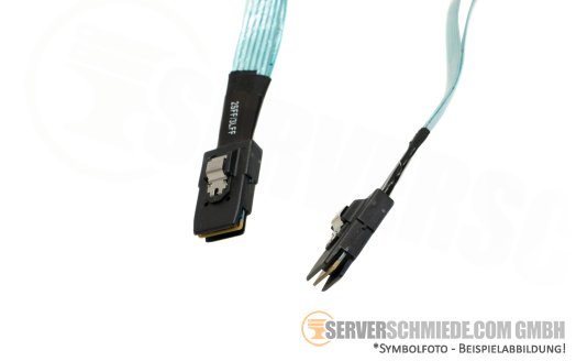 HP 47cm SAS Kabel cable 1x SFF-8087 Wide gerade to 2x SFF-8087 gerade DL380 Gen9 780674-001