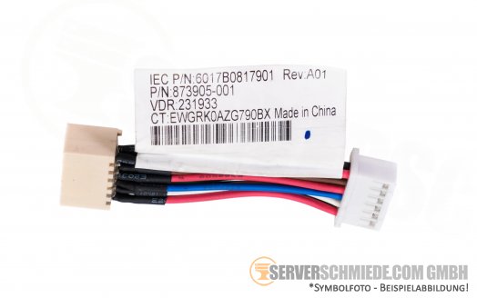 HP 5cm Verlängerung Kabel Batterie 1x 12pin male 1x 12pin female 873905-001