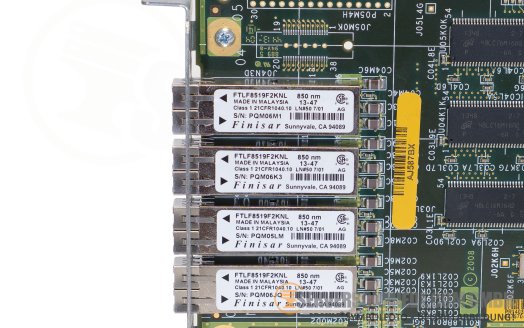 HP 4x 2Gb LC Duplex PCIe 3.0 x4 FC Fibre Channel AJ587BX 647570-002