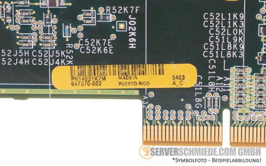 HP 4x 2Gb LC Duplex PCIe 3.0 x4 FC Fibre Channel AJ587BX 647570-002